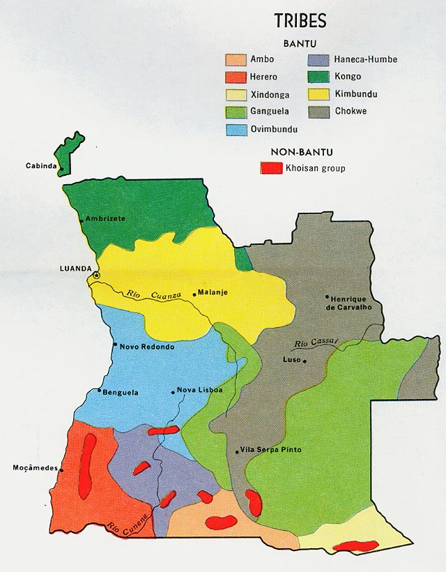 Angola Maps