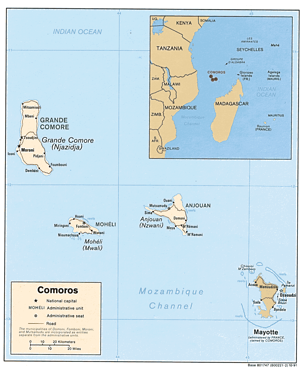 Comoros (Political) 1991