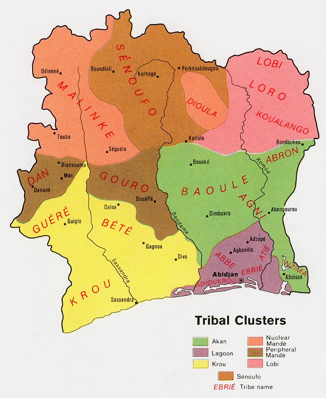 Map Of Libyan Tribes