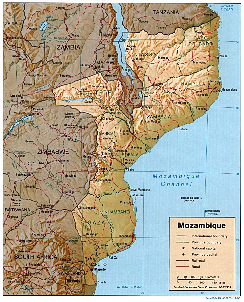 MOZAMBIQUE Maps - Perry-Castañeda Map Collection - UT Library Online