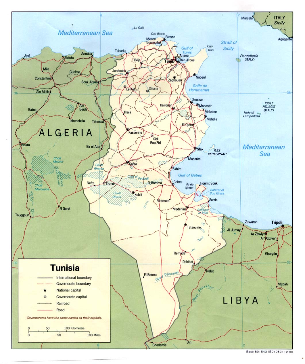TUNISIA Maps - Perry-Casta��eda Map Collection - UT Library Online