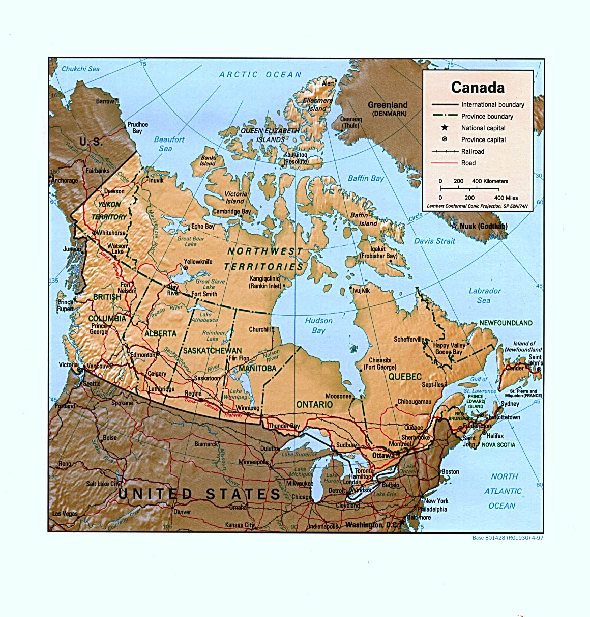 a map of canada