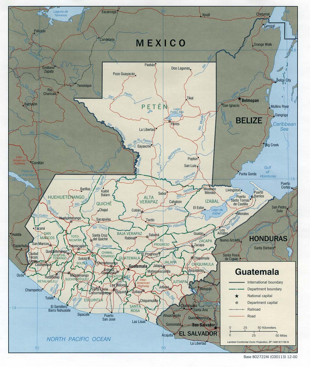 Guatemala Maps - Perry-Castañeda Map Collection - UT Library Online