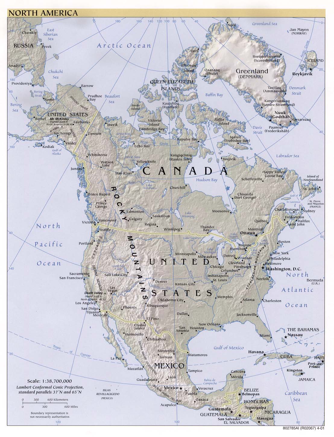 Us Map North