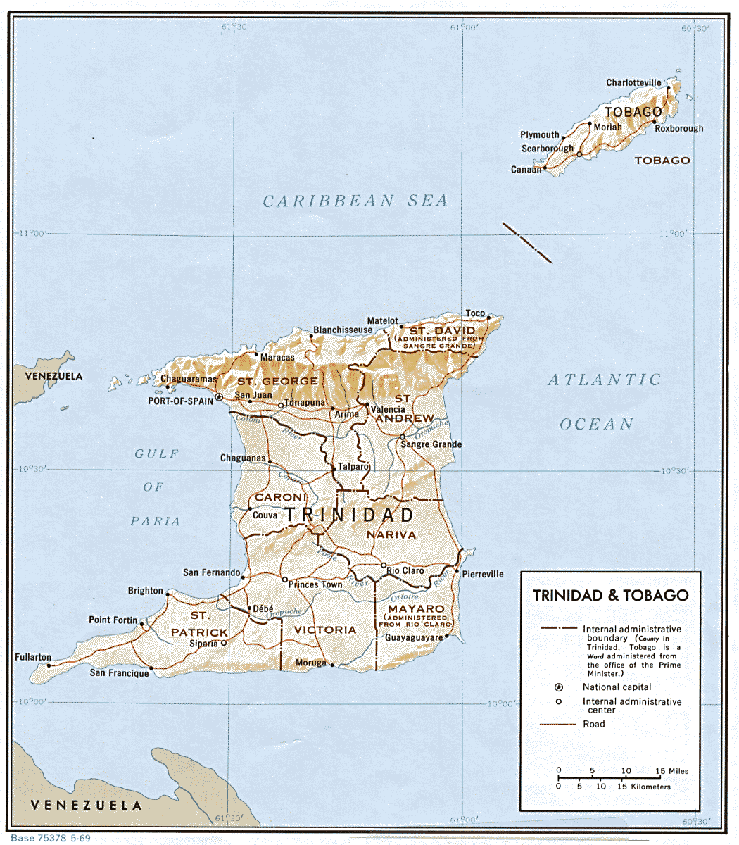 World Map Trinidad