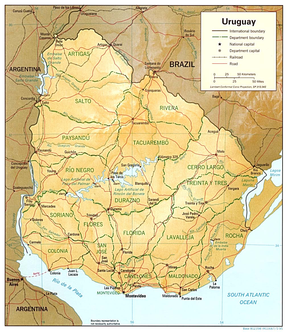 خرائط واعلام أوروجواي ٢٠١٢  - Maps and flags Uruguay 2012