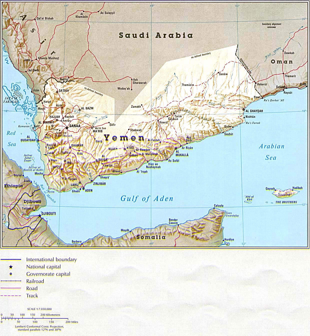 YEMEN Maps - Perry-Casta��eda Map Collection - UT Library Online