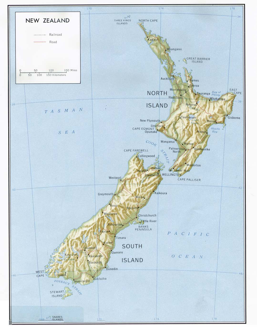 clipart map of new zealand - photo #42