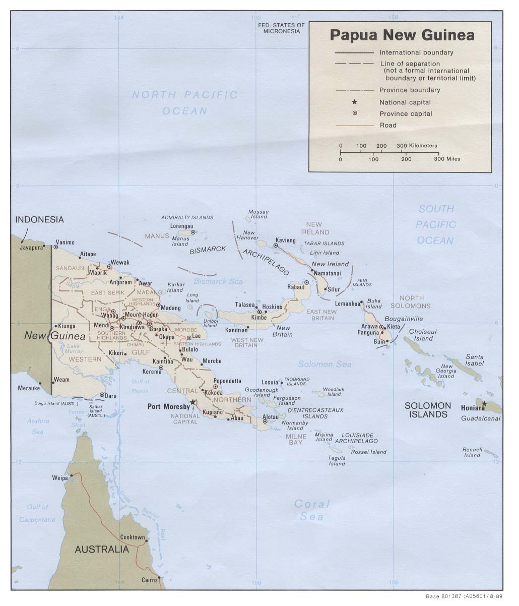 Download this Papua New Guinea Maps picture