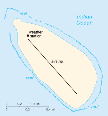 Map Of France, Tromelin Island (Indian Ocean) (Small Map) 2000 (76K) 