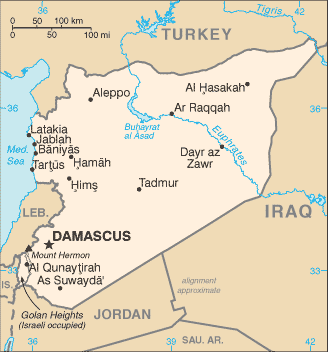 خرائط واعلام سوريا 2012 -Maps and flags Syria 2012