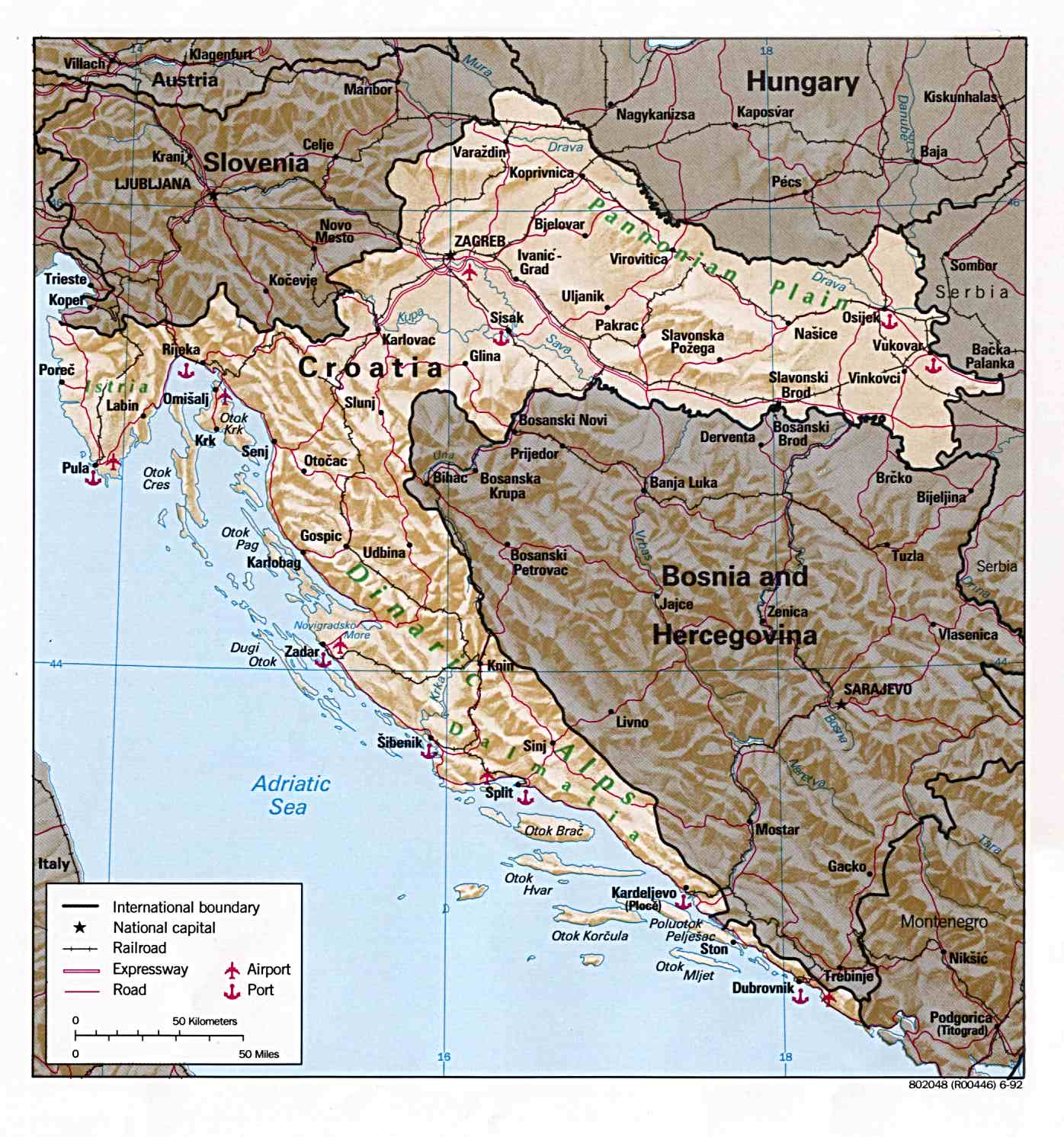 karta hrvatske vrgorac CroLinks: Information on Croatia, Page 2 karta hrvatske vrgorac