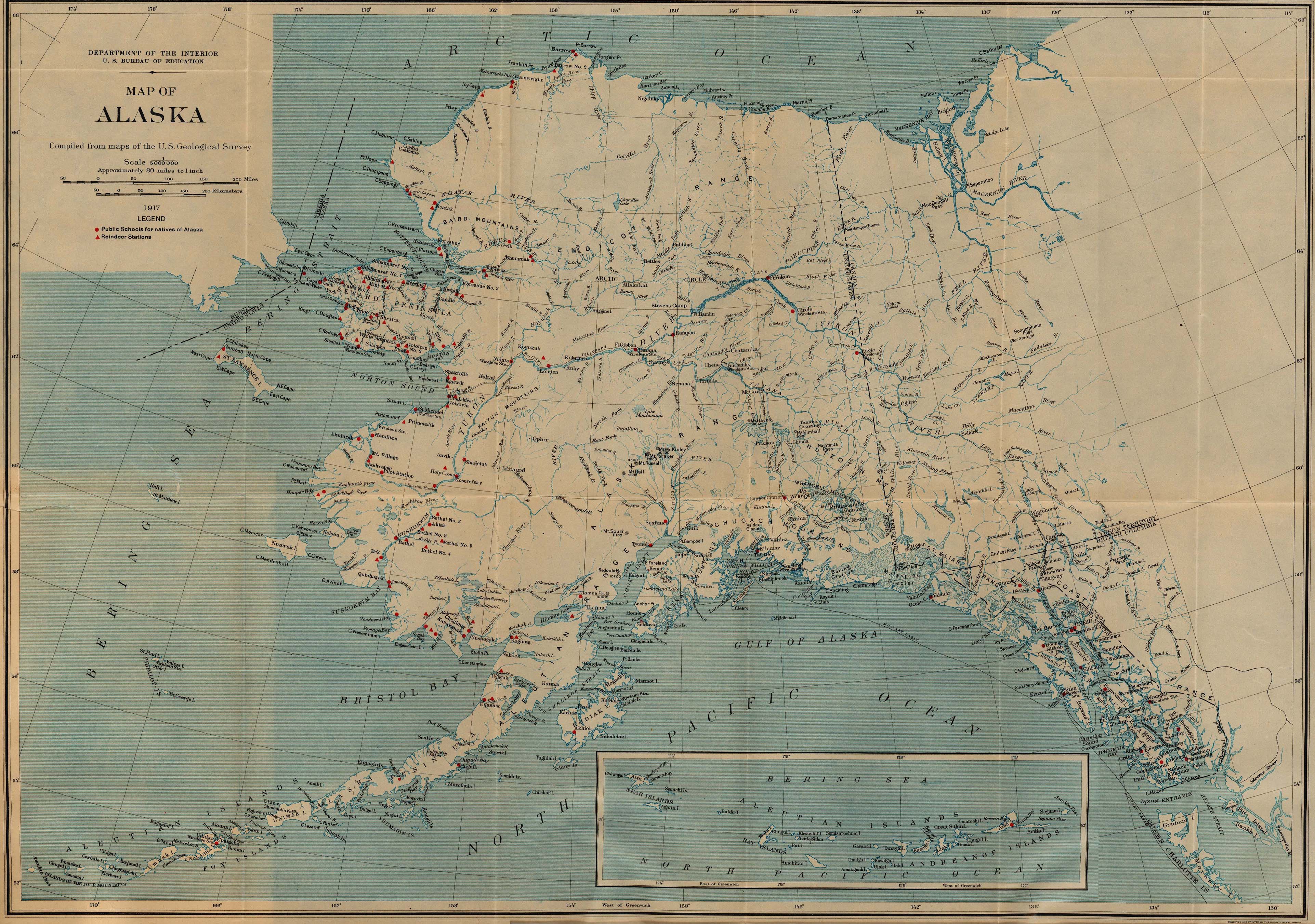 United States Map And Alaska