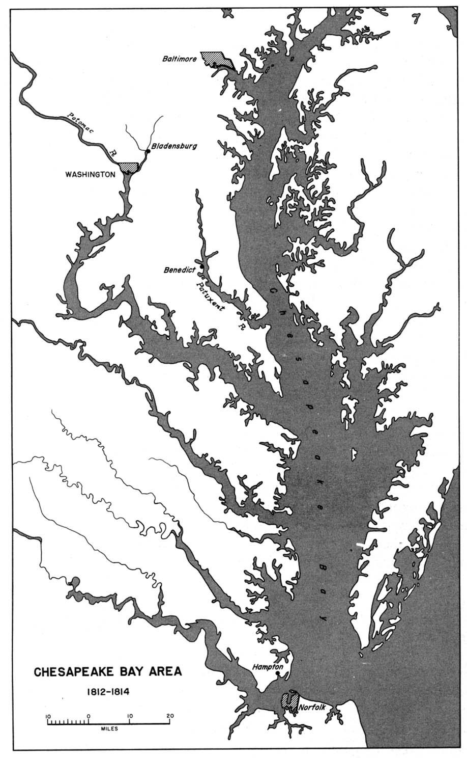 United States Map Chesapeake Bay