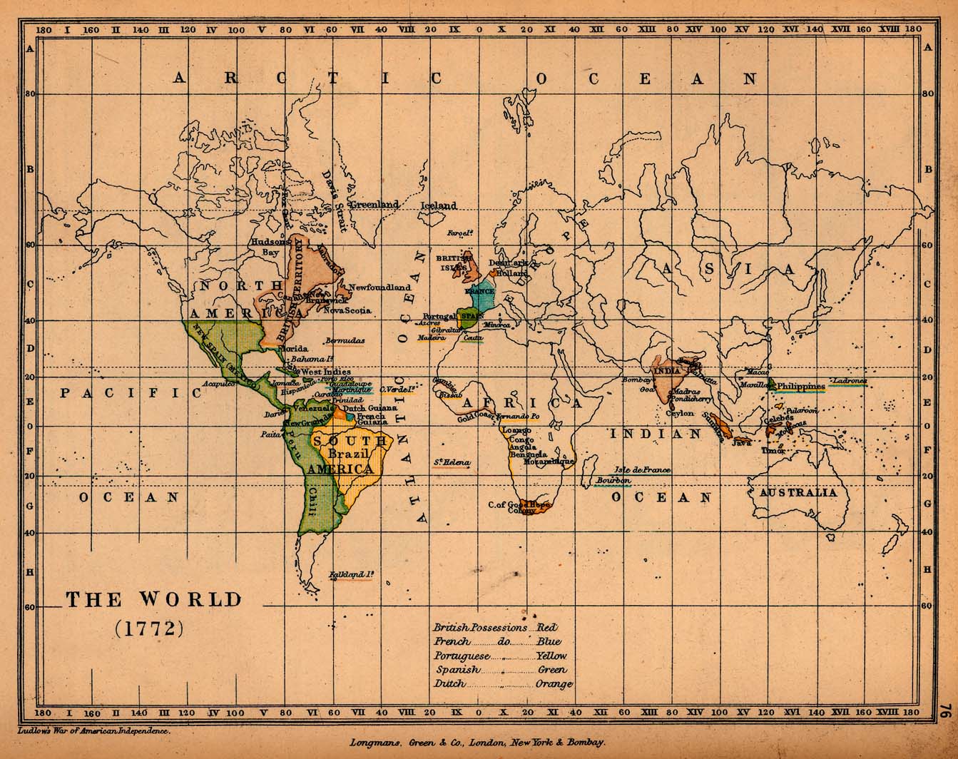 World Map In Spanish