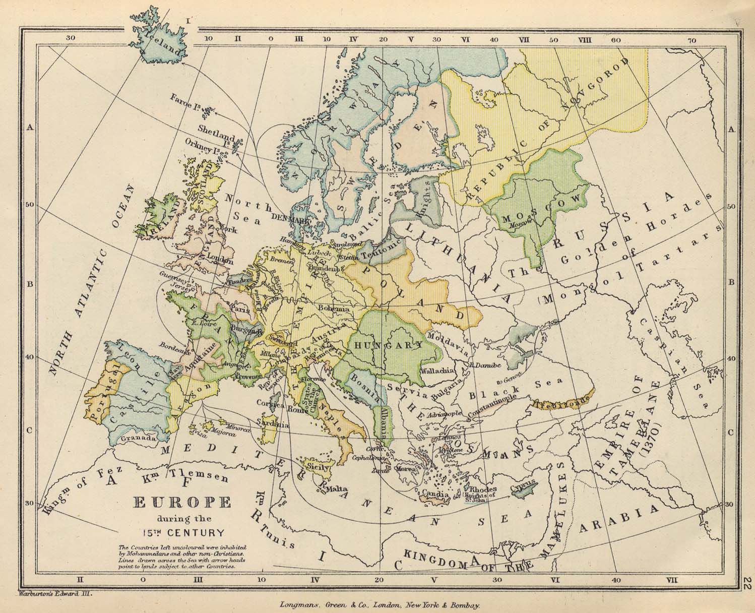 Map Of Europe Renaissance