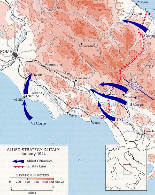 italy. Strategy in Italy,