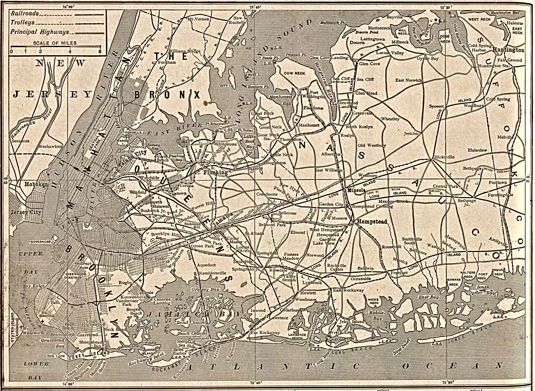 Historical Maps of U.S Cities. New York City, New York 1917 The New Encyclopedic Atlas and Gazetteer of the World. New York: P.F. Collier & Son, 1917 (893K) 