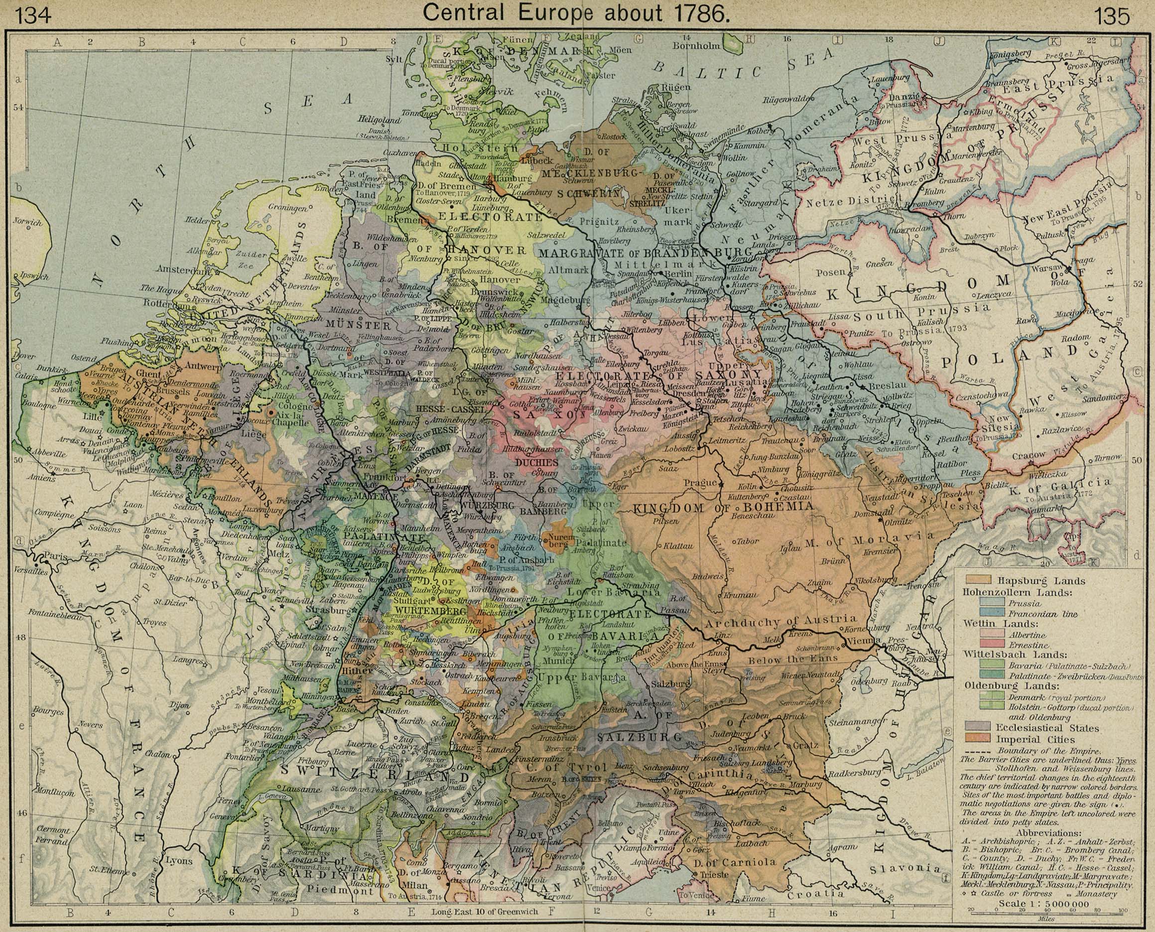 Detailed Map Of Europe Atlas