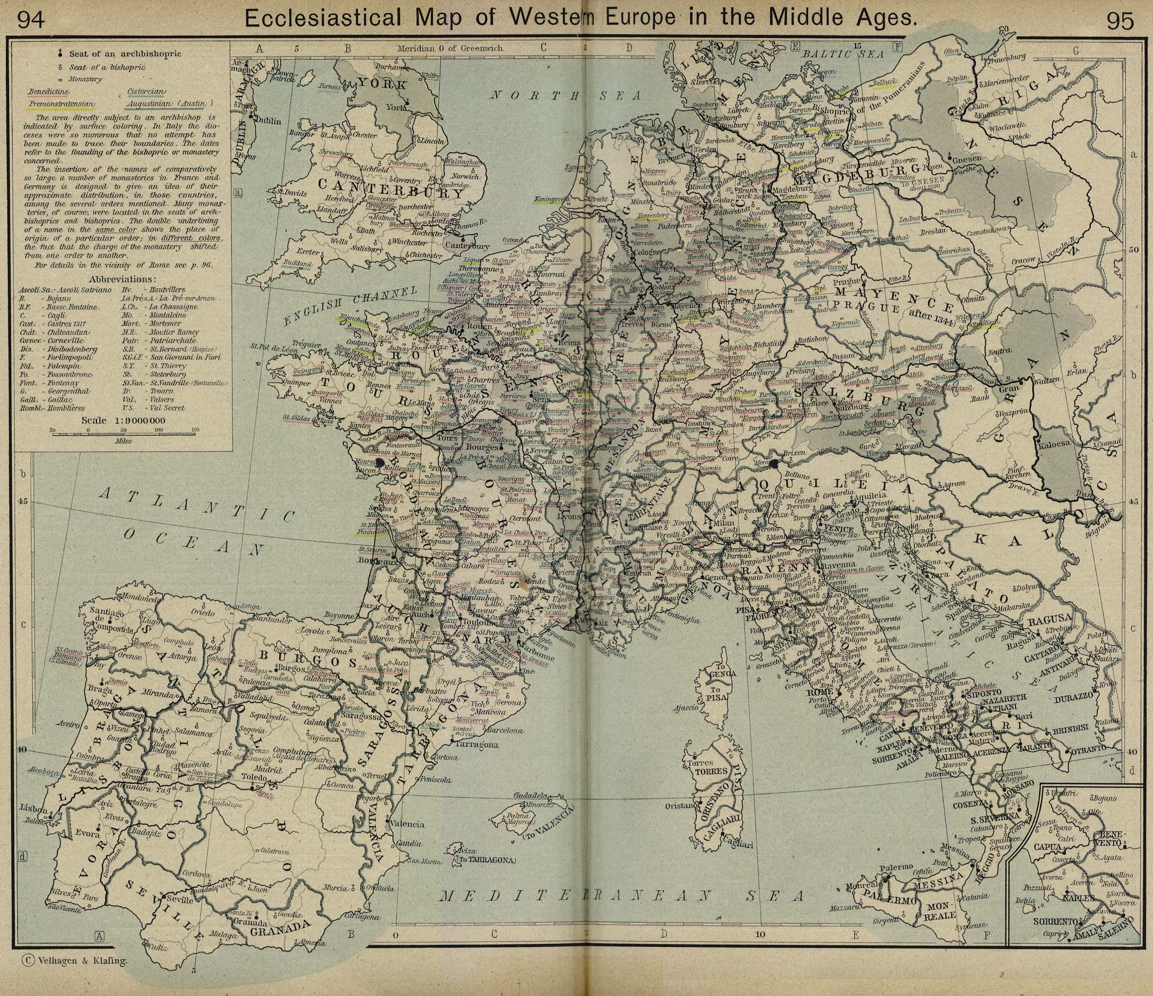 Map Of Europe In The Middle Ages