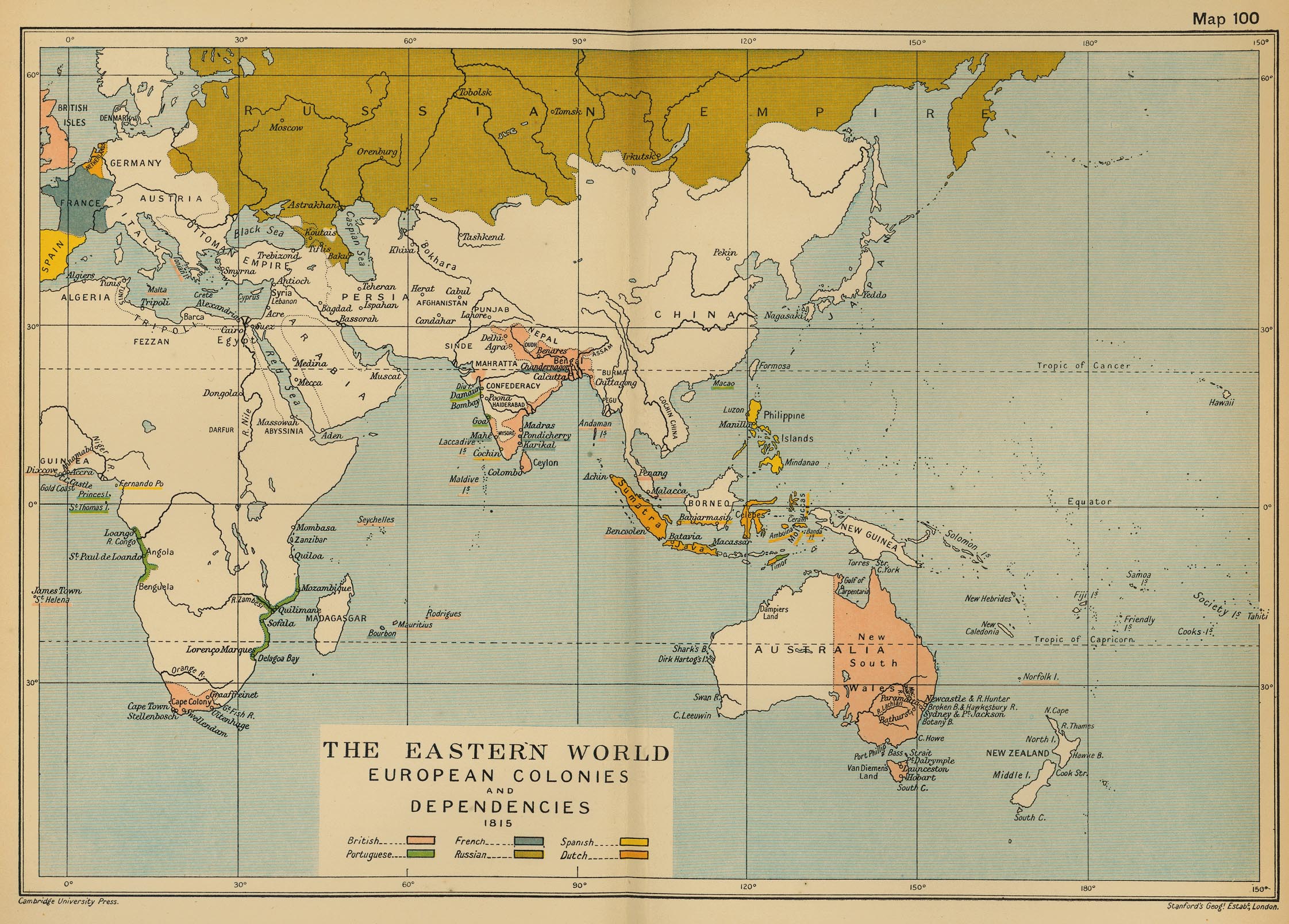 World Map 1850