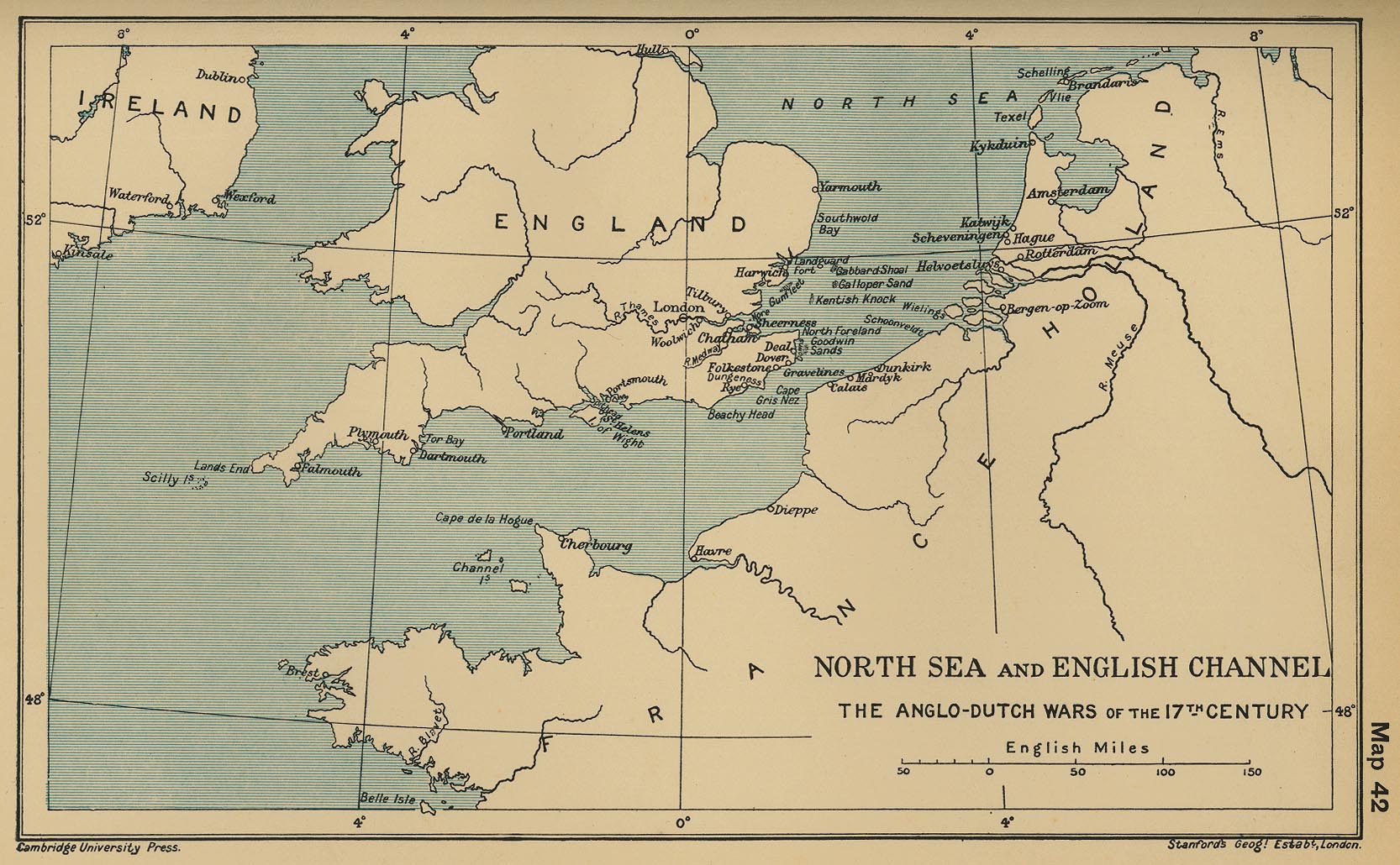 World Map North Sea