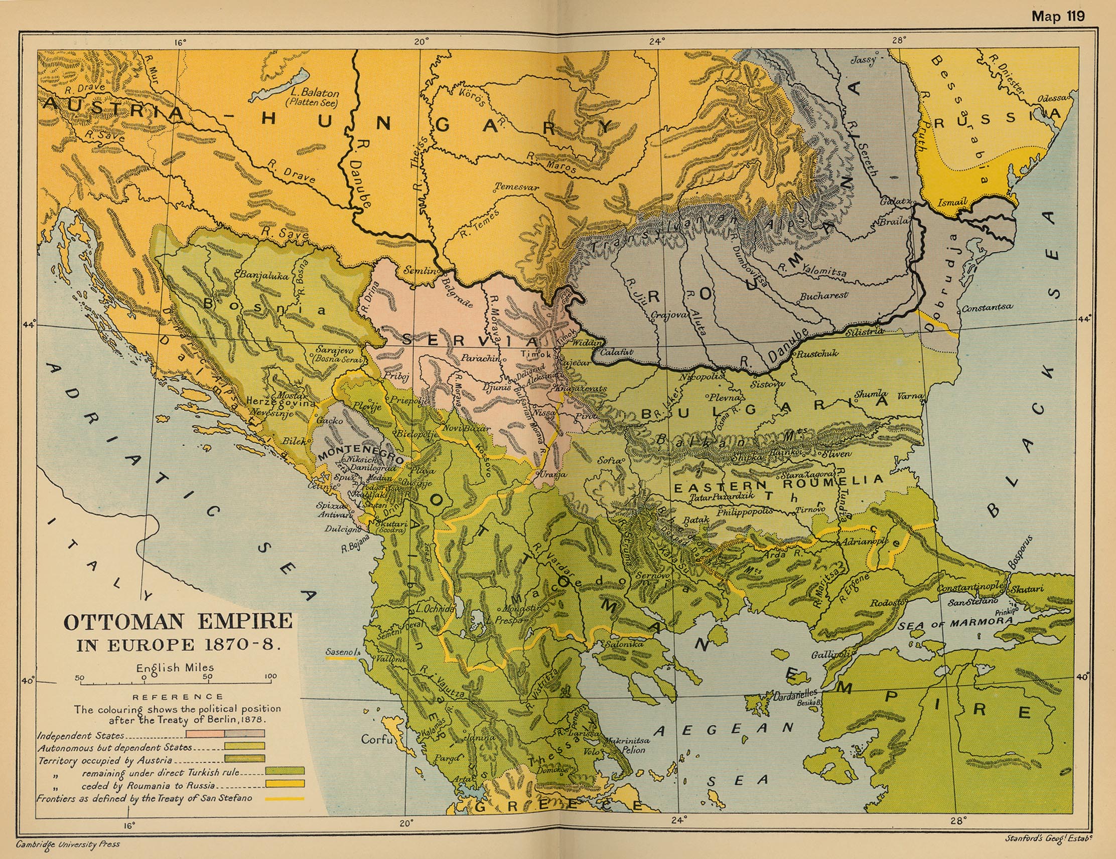 Map Of Europe Ottoman Empire