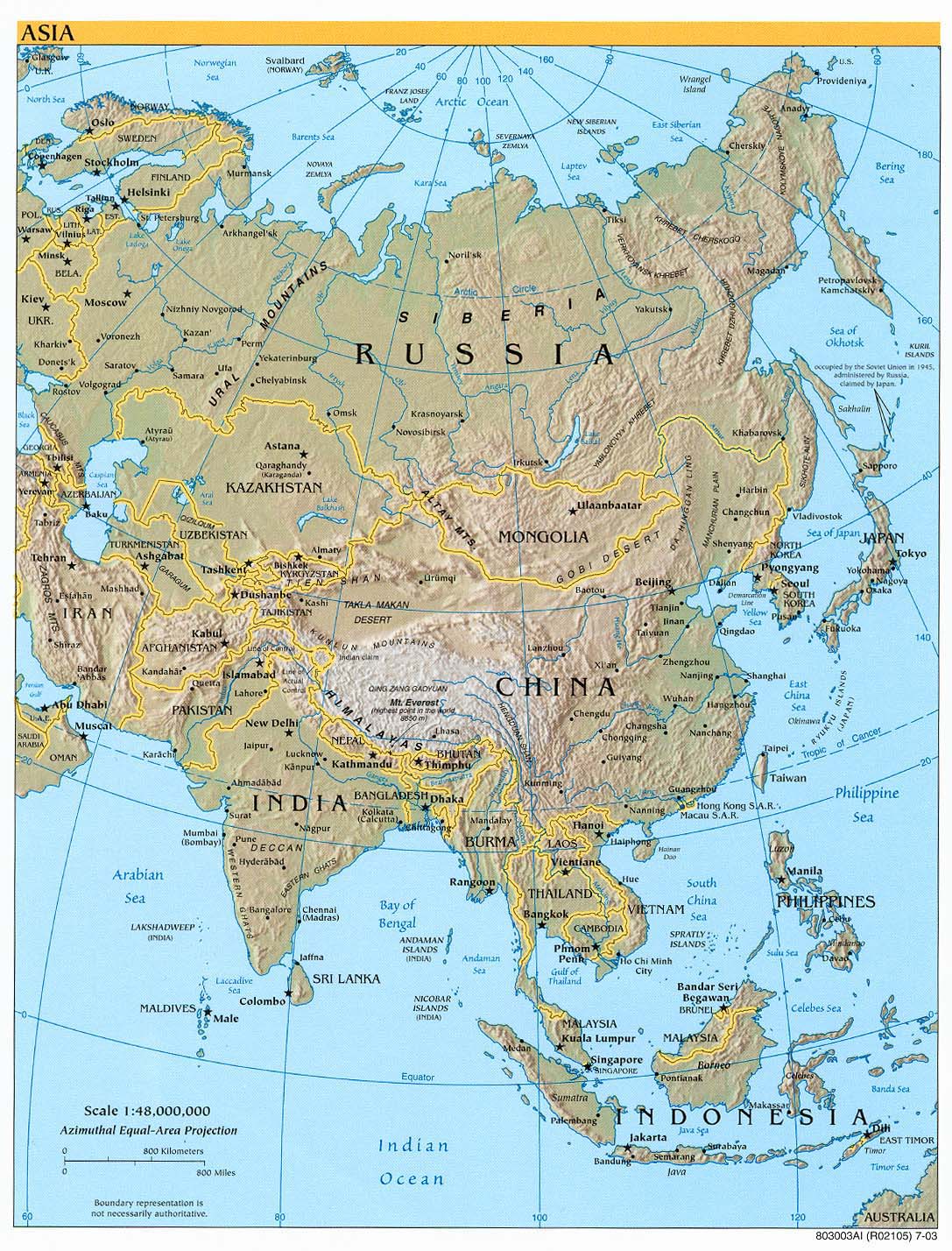 Map Of Asia 59