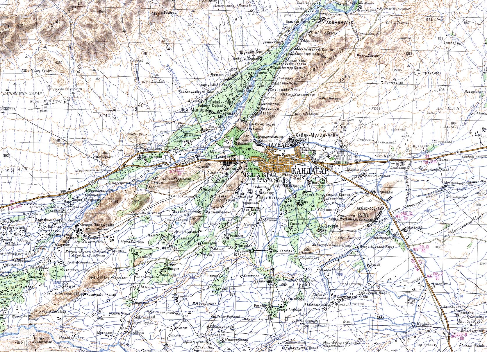 Kandahar Map | Maps