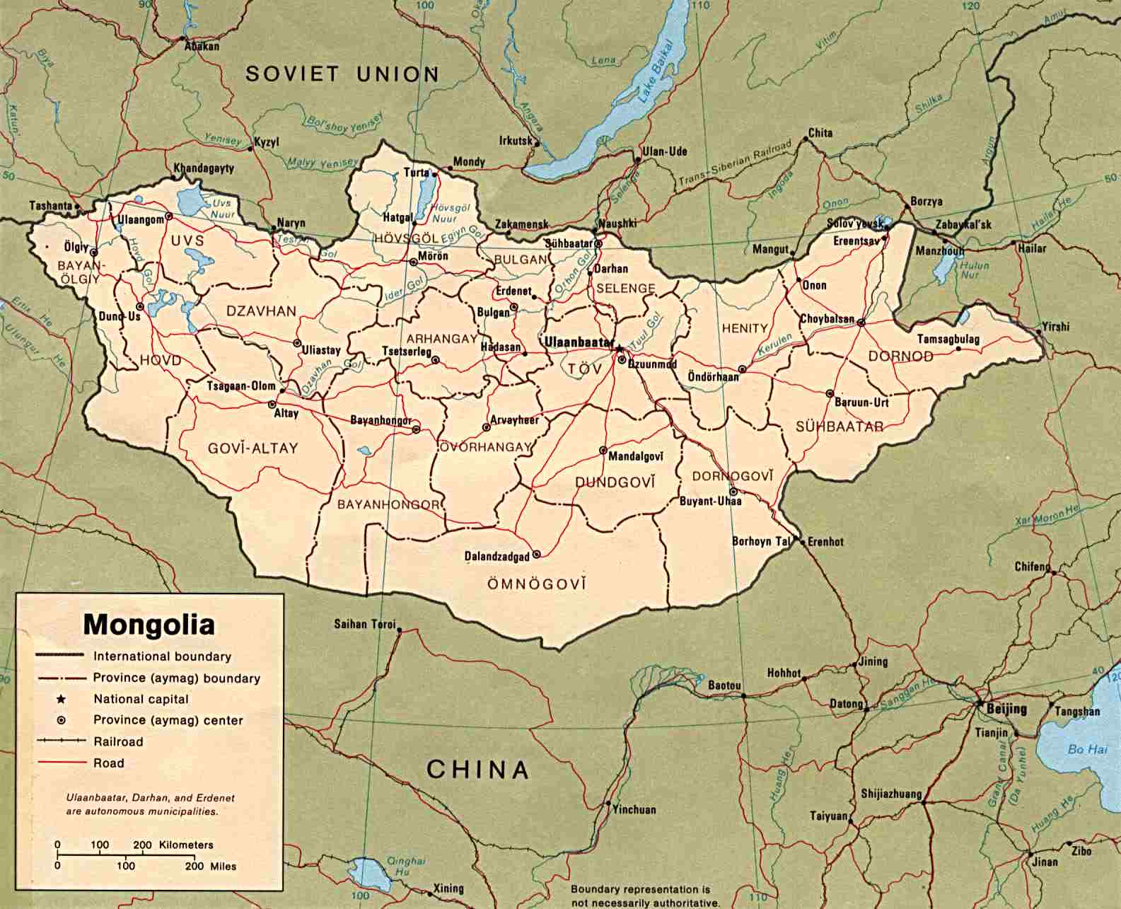 mongolia map outline