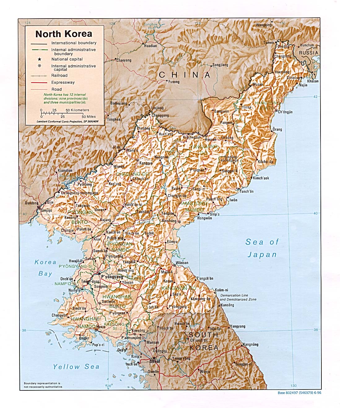 Каменистая поверхность Северной Кореи