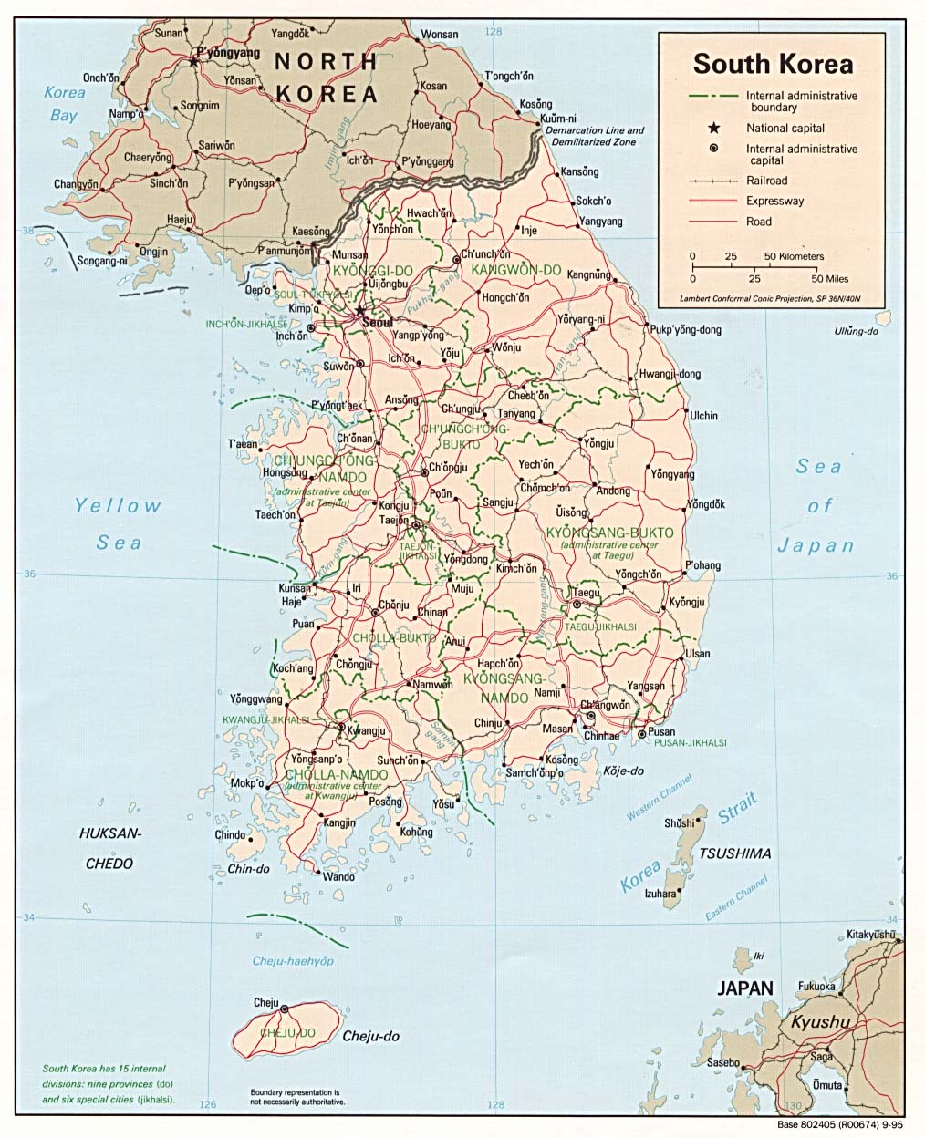 Korea Map 91