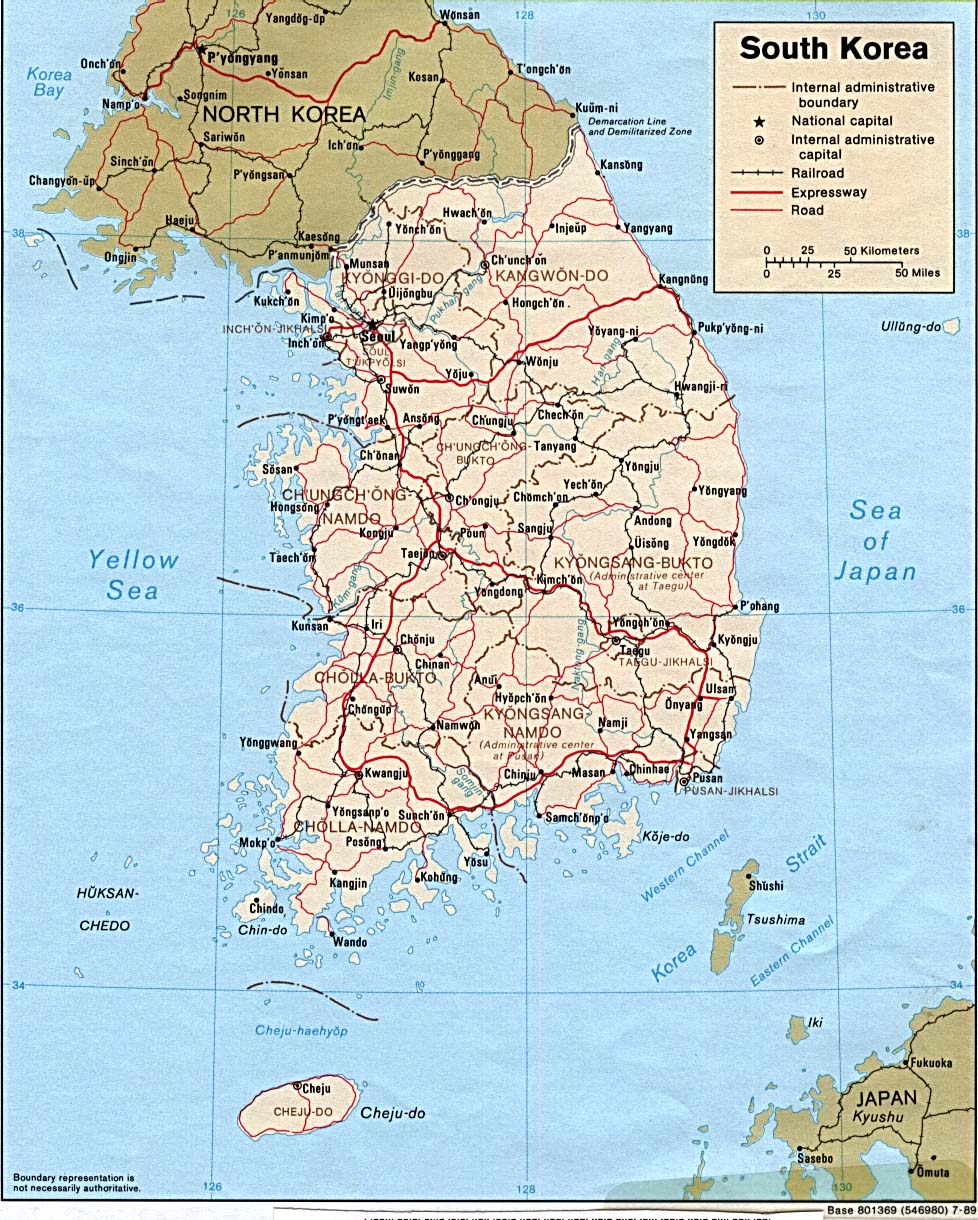 Korea Map 88