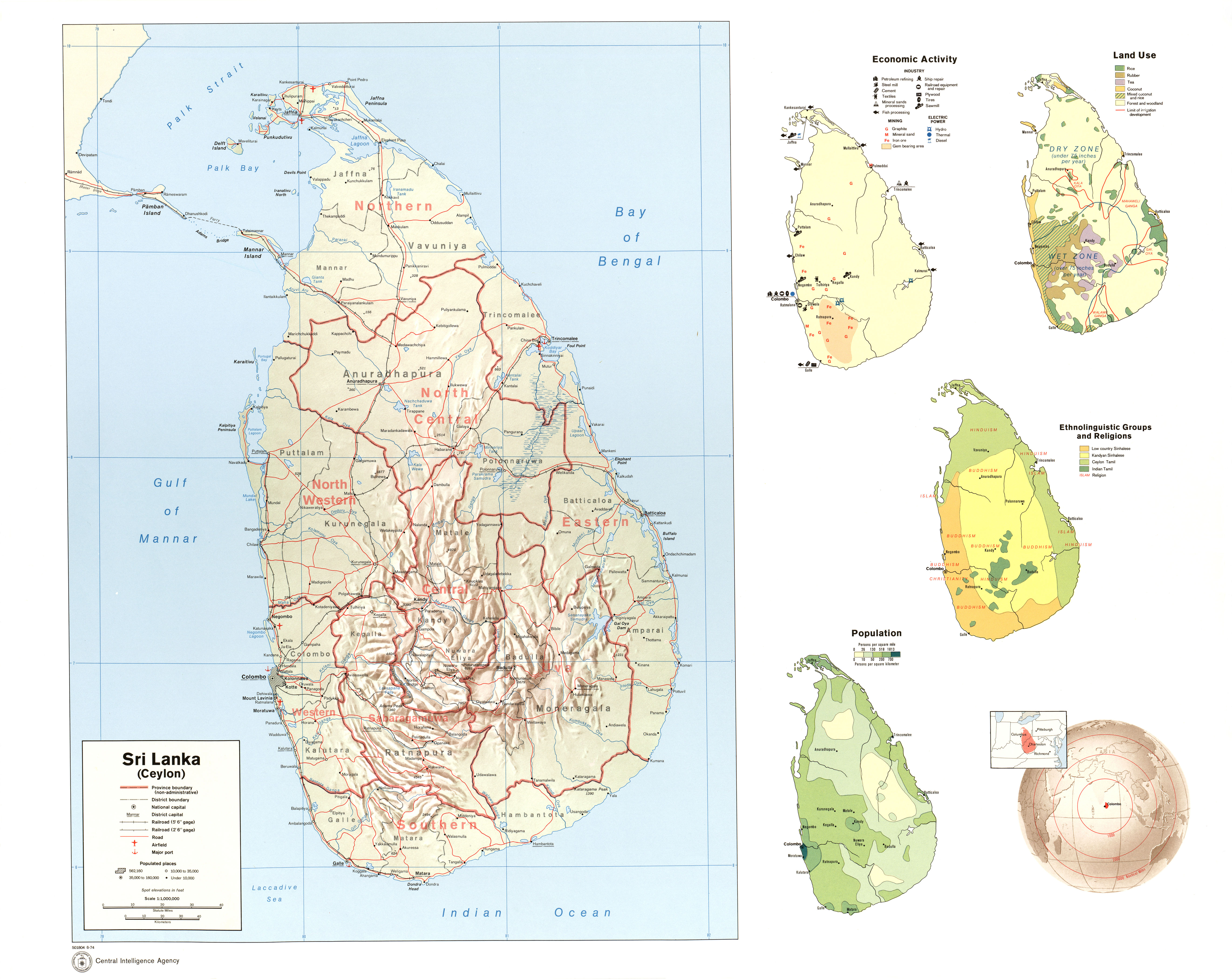 Sri Lanka Maps - Perry-Castañeda Map Collection - UT Library Online