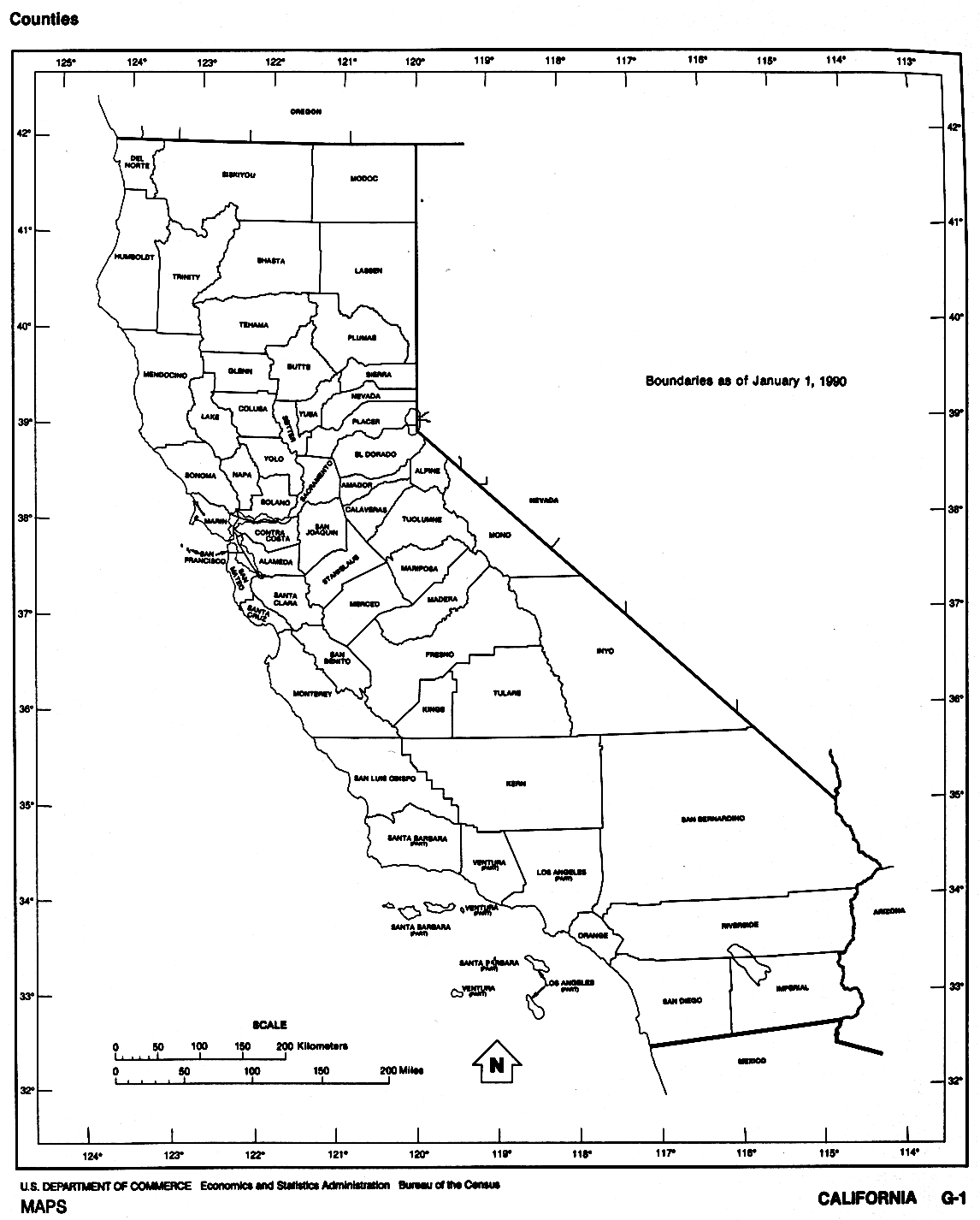 California+state+map+outline