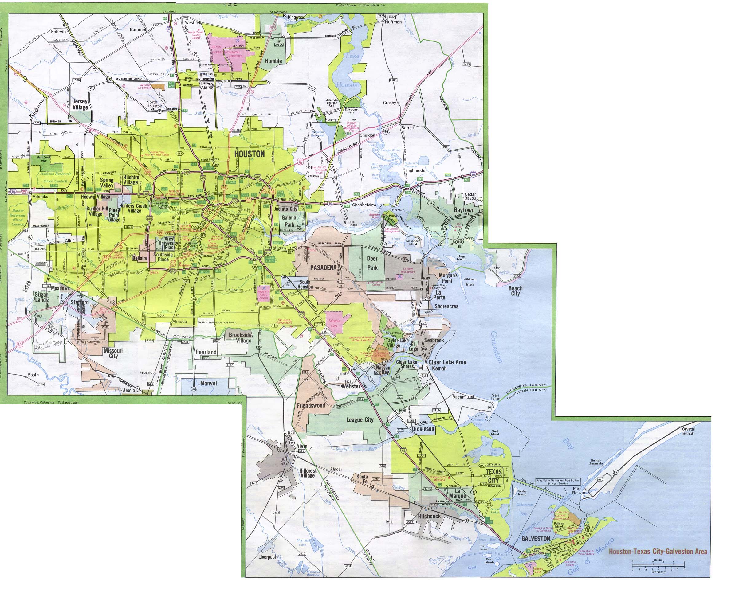 Map Houston