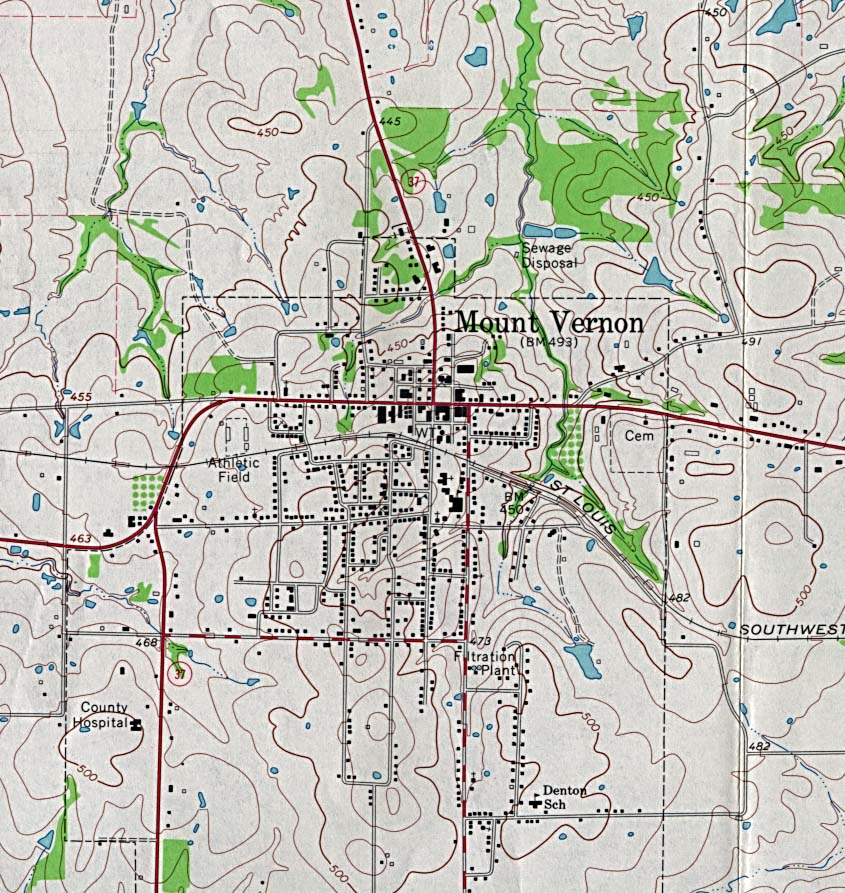 topographic maps of texas. Vernon - Topographic Map