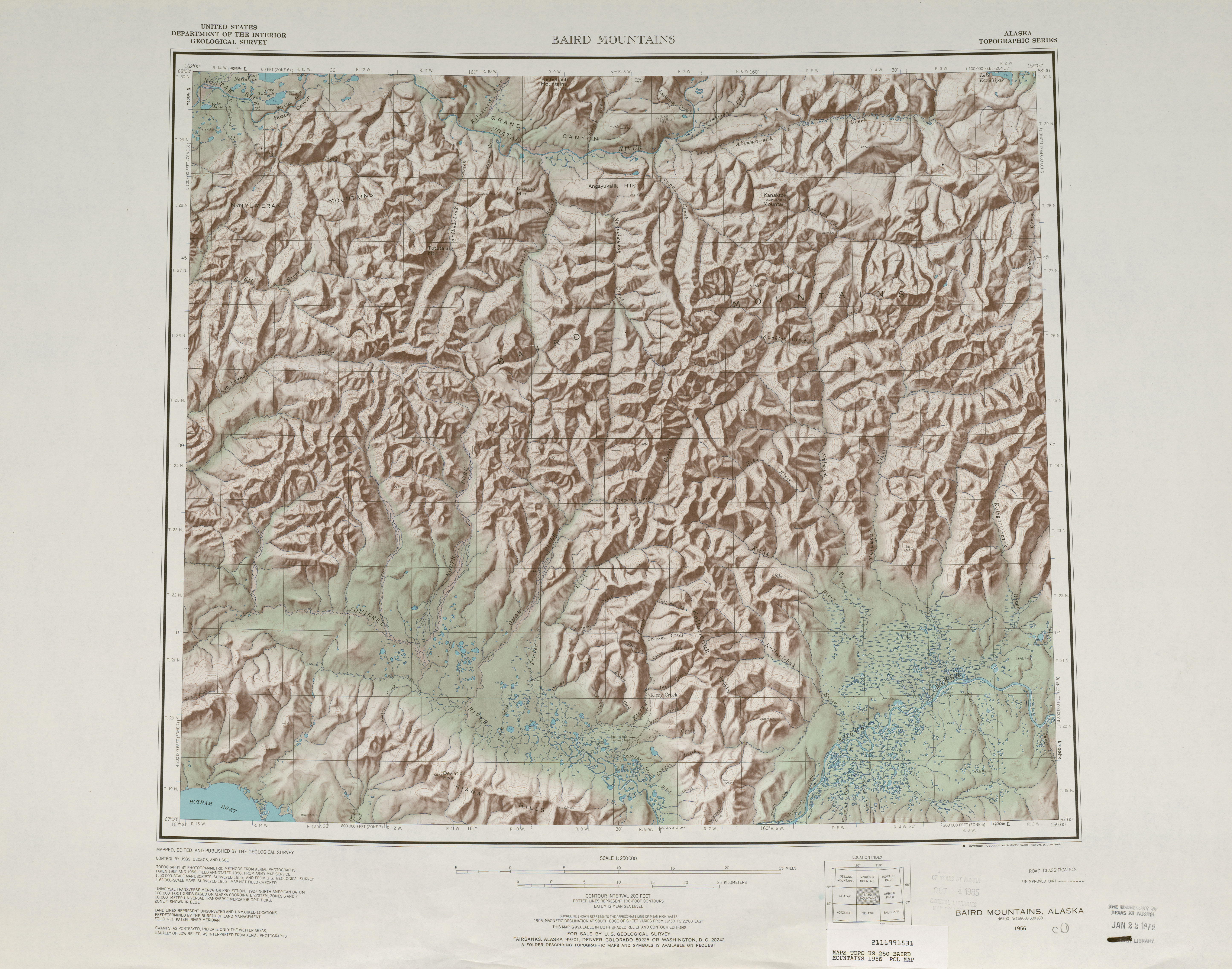 United States Map Of Mountains