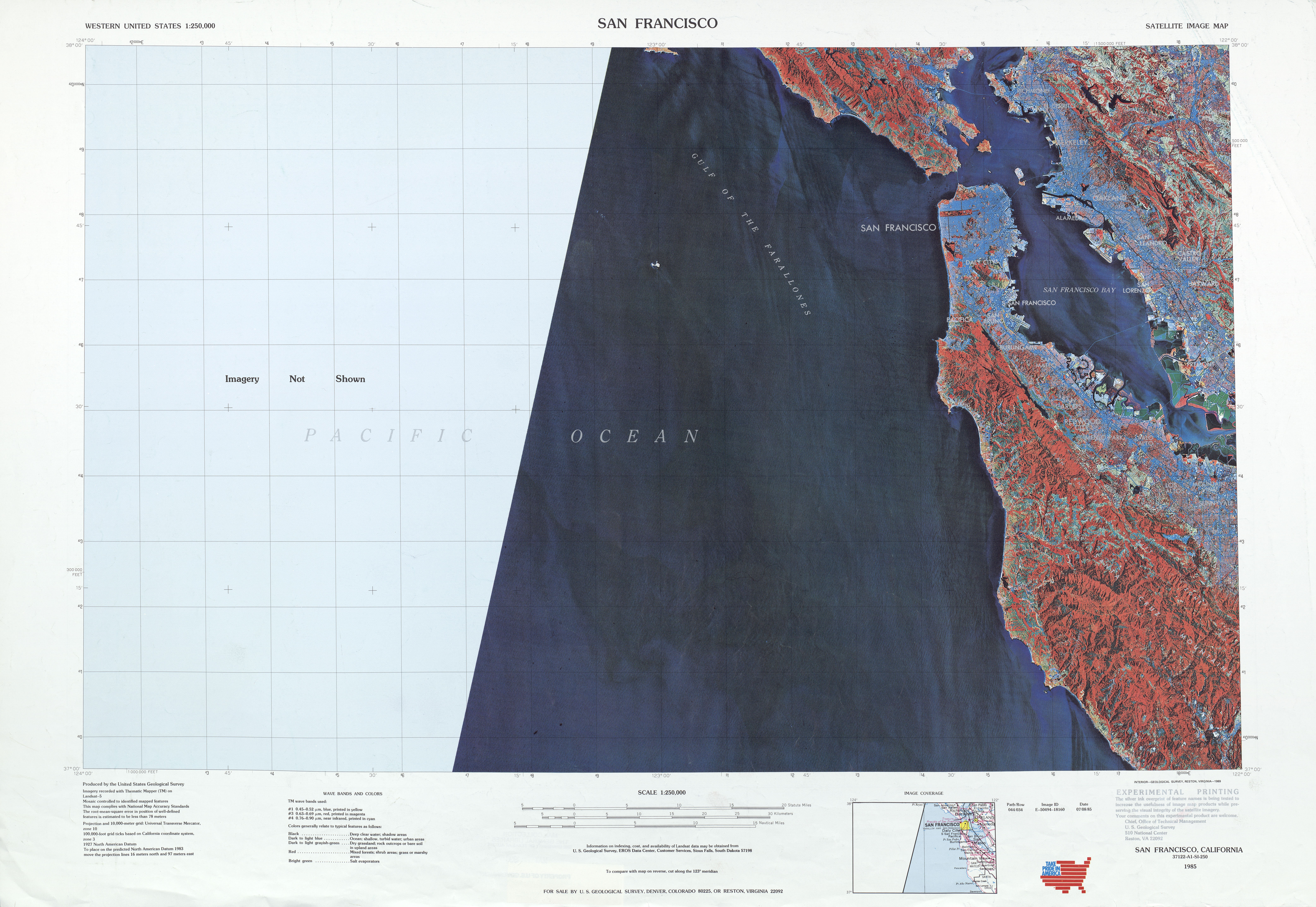United States Map San Francisco