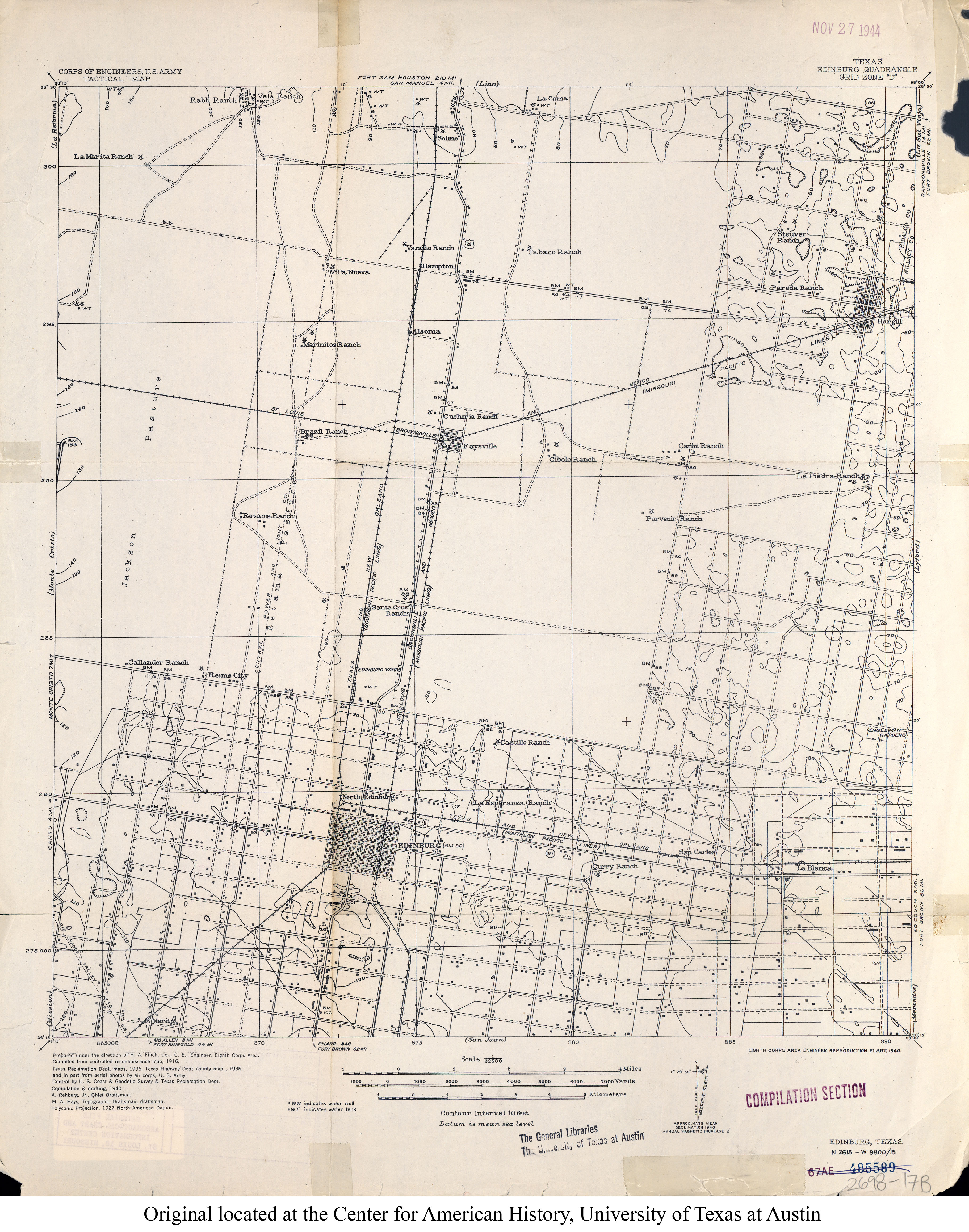 edinburg tx map