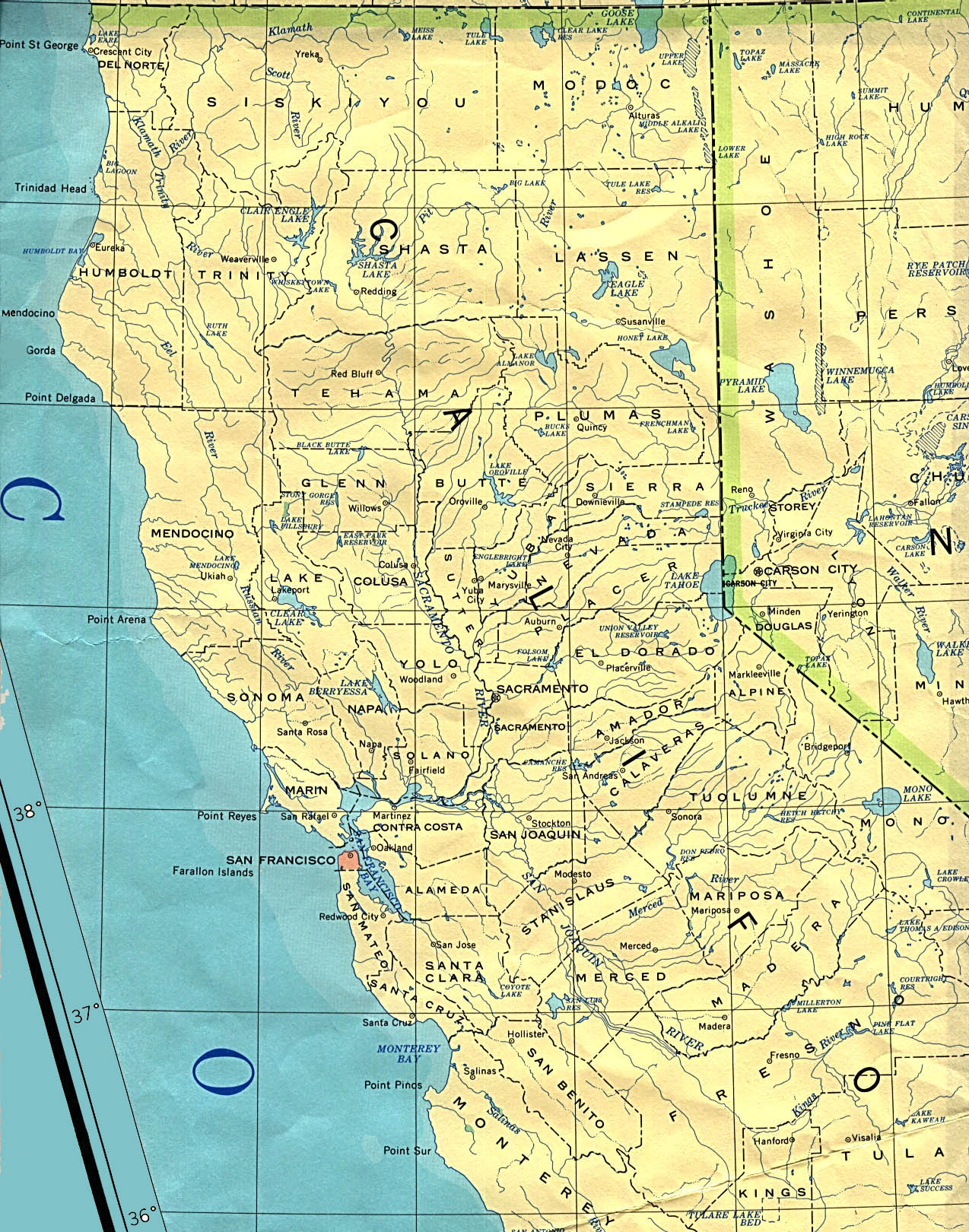 General Maps California Research Guides At Humboldt State