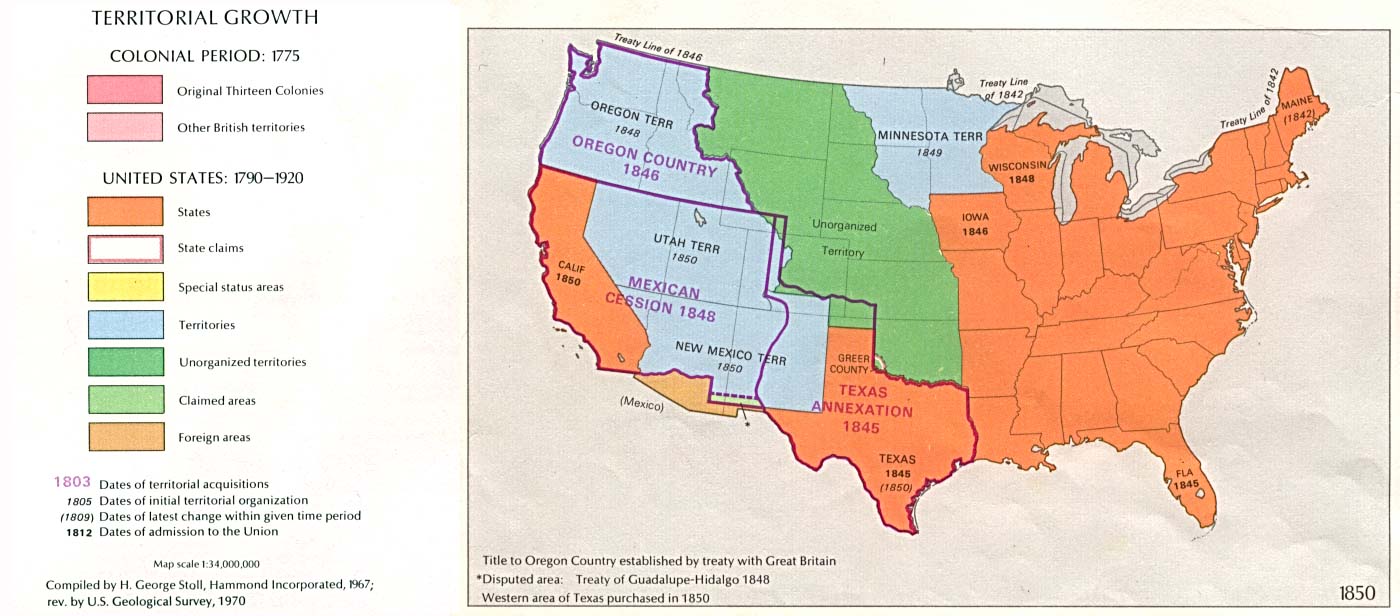 United States Historical Maps Perry Castañeda Map Collection Ut