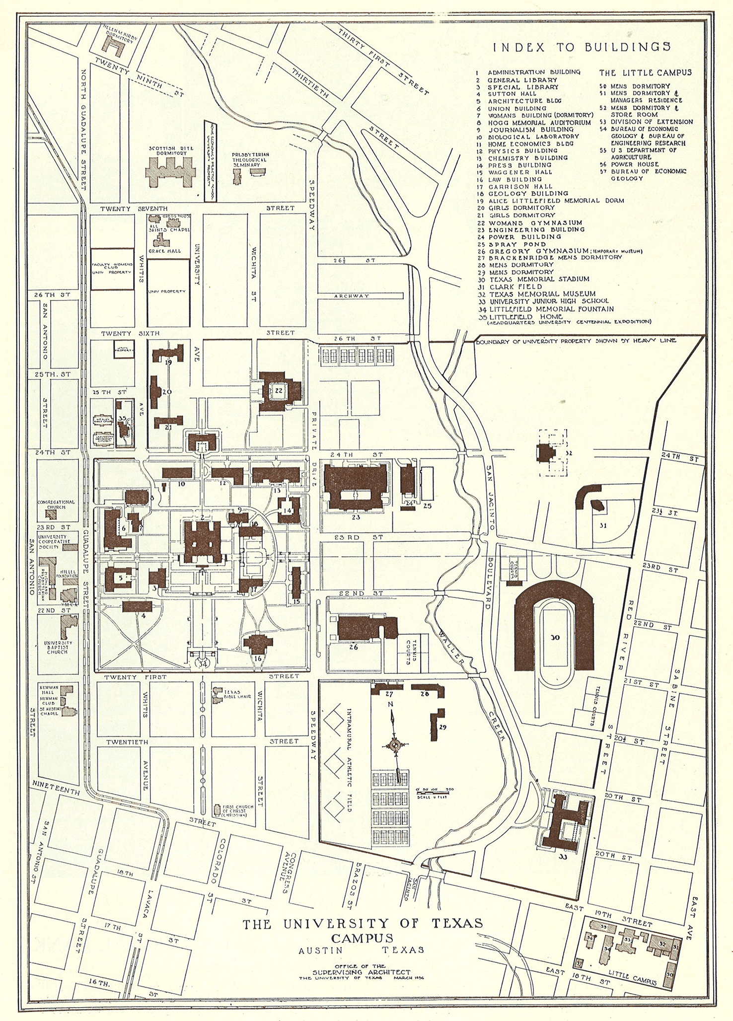 University Texas Austin Map Pdf