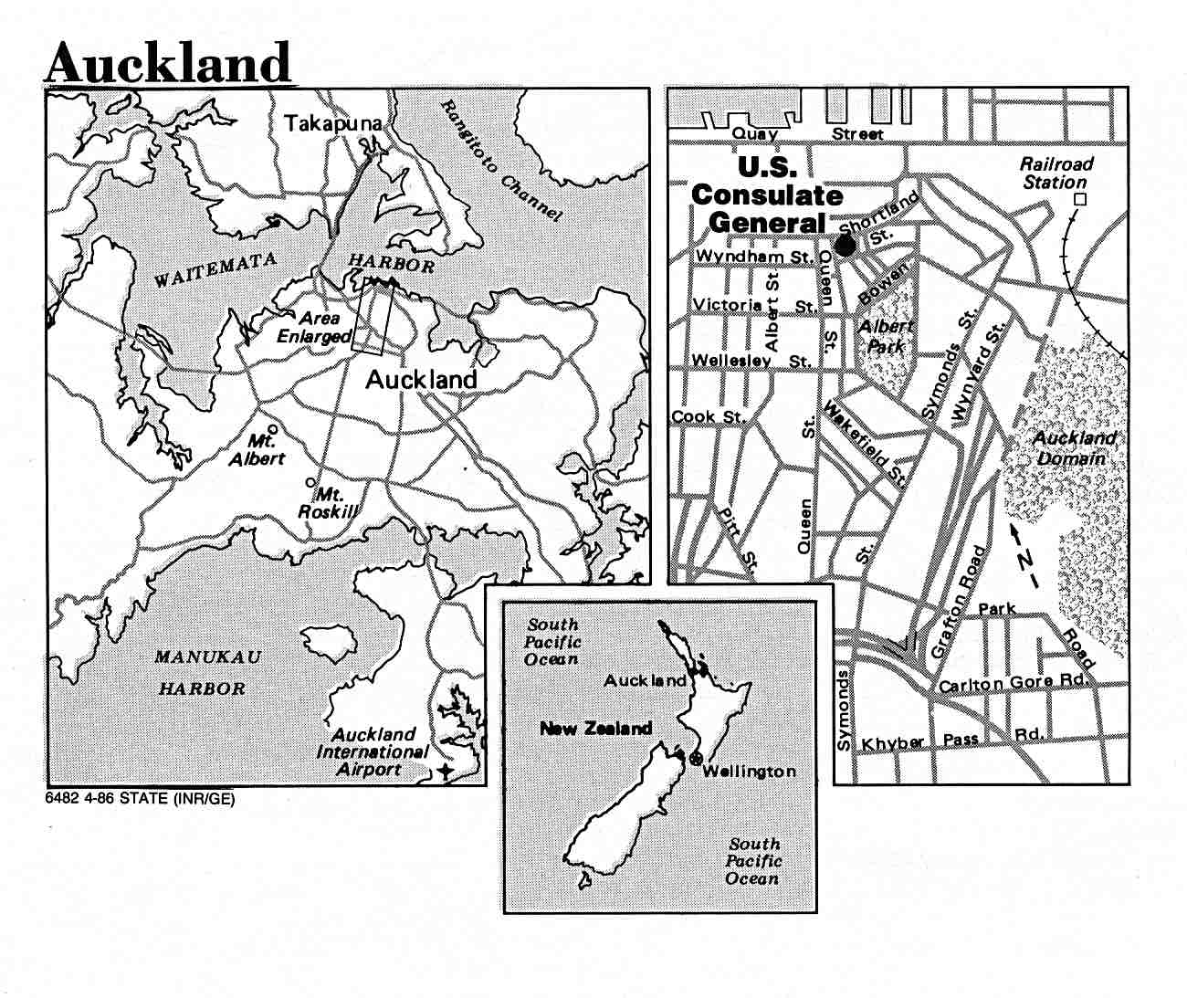Map of Auckland, New Zealand (Maps of New Zealand) Jack Black