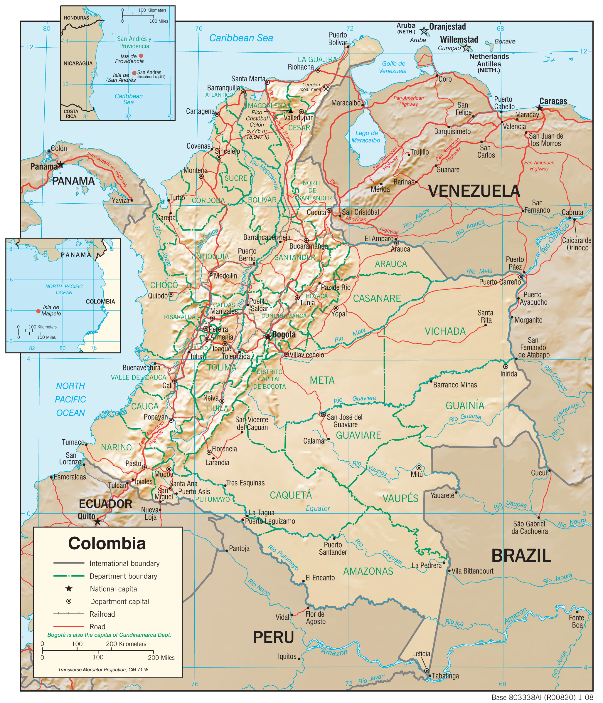 Colombia Maps - Perry-Castañeda Map Collection - UT Library Online