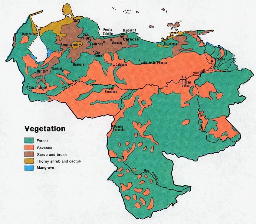 Image result for venezuela map