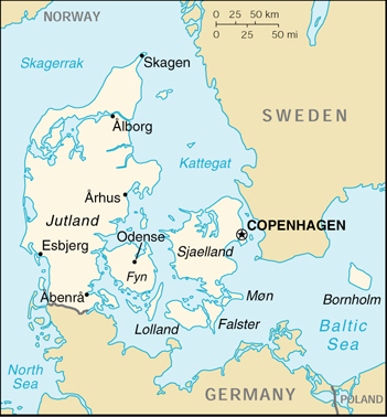 Denmark Map 1