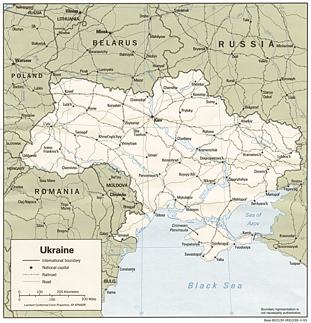 Map Ukraine 1900 Ukraine ...