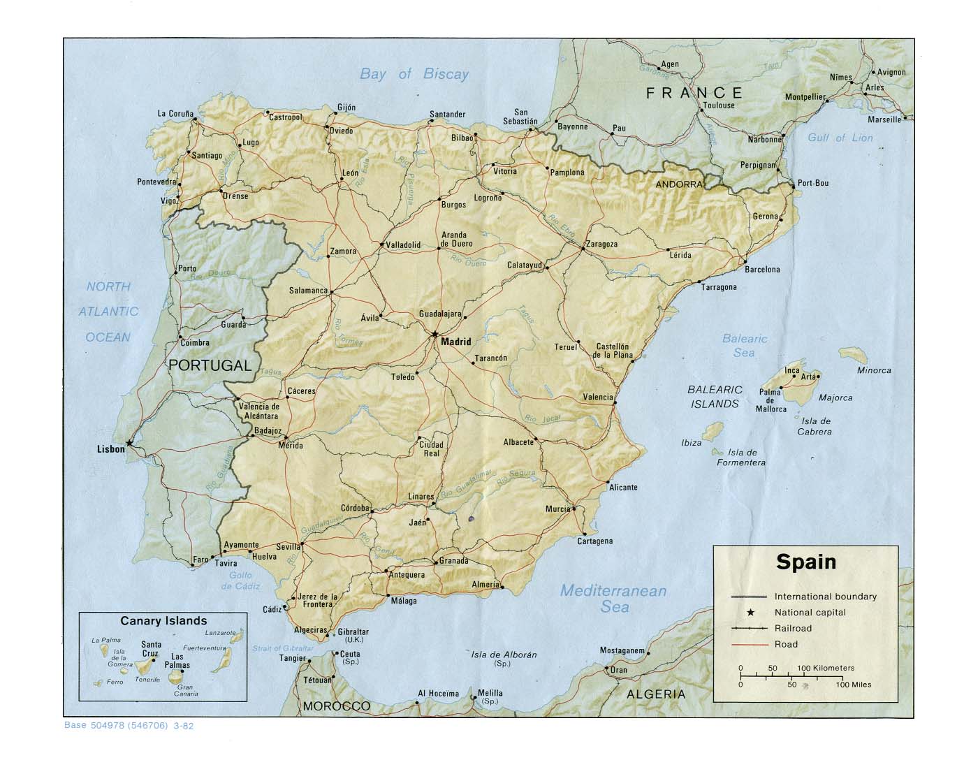 spanyolország domborzati térkép Spanyolország utazás   Spanyolország térképek spanyolország domborzati térkép