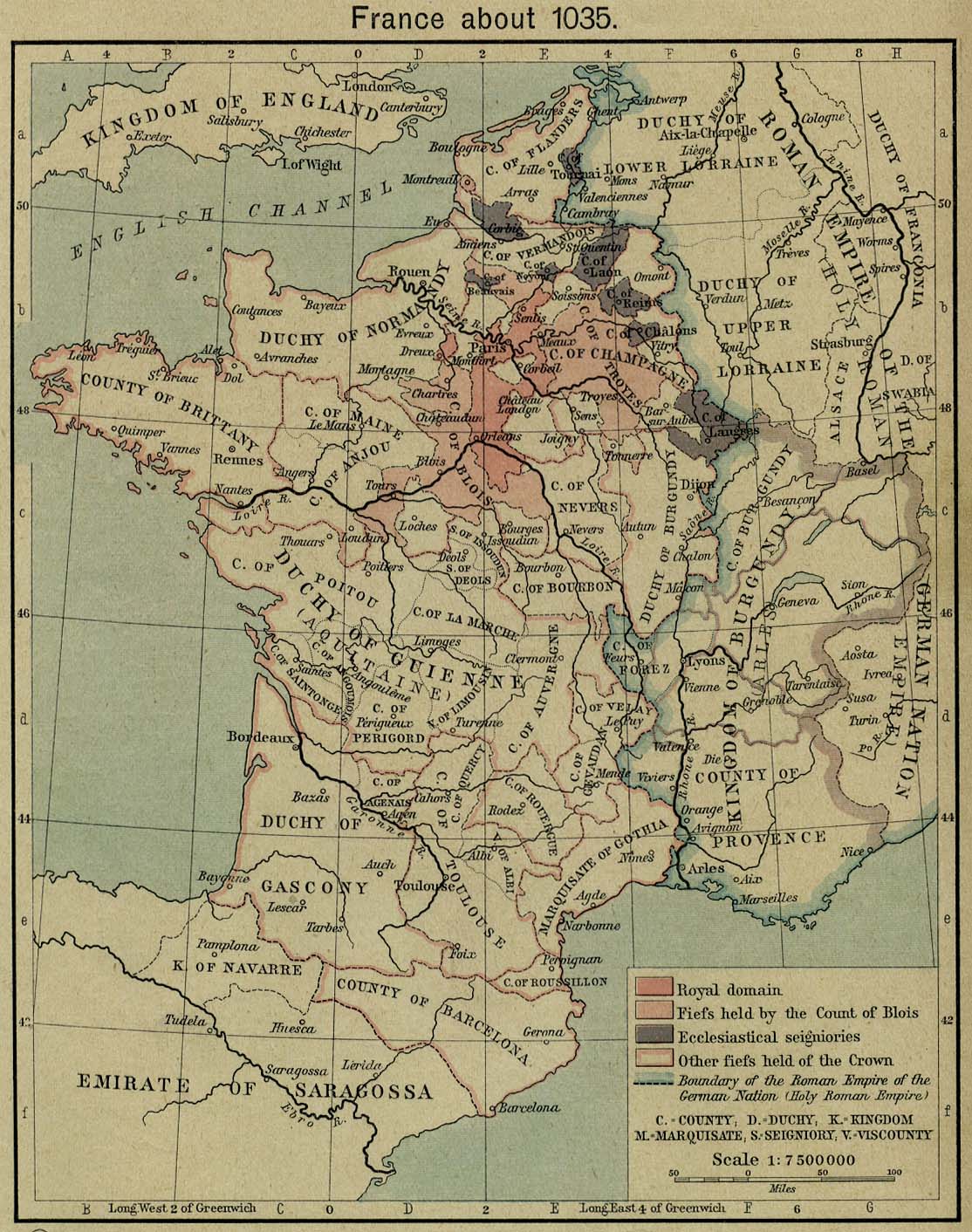 WHKMLA : Historical Atlas, France Page
